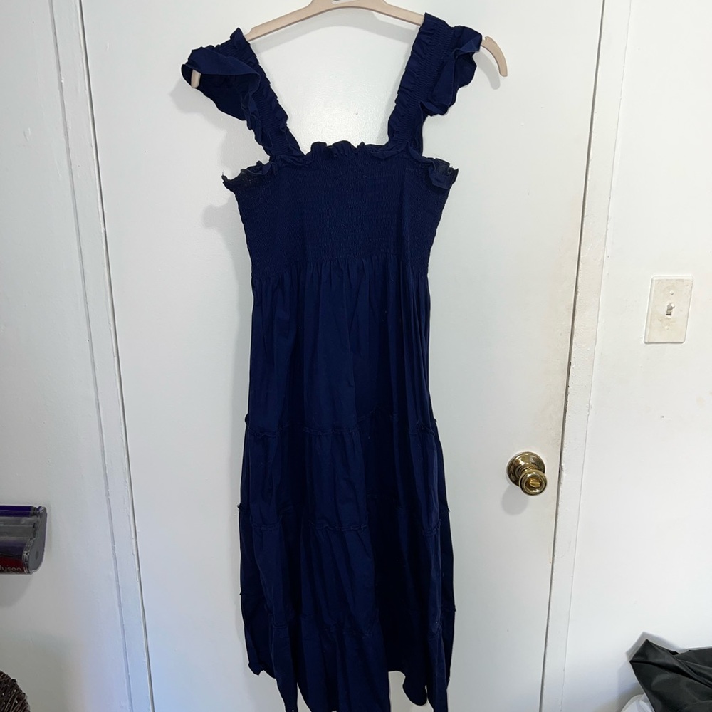 Hill House Ellie Nap Dress in Navy - Picture 6 of 10